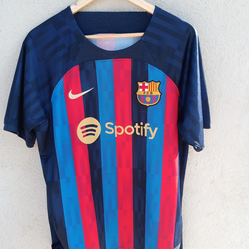Nike Mens Barcelona Blue and Red, Size XL Jersey
